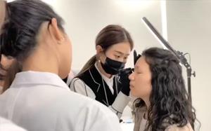 纹绣教学老师示范